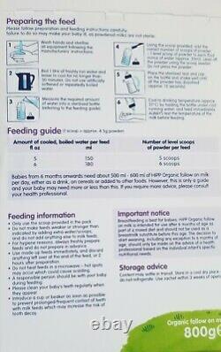 10- BOXES HiPP Organic Combiotic Follow On Milk Stage-2 UK Version 800g