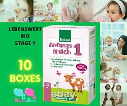 10 Boxes Lebenswert Stage 1 Organic Infant Formula Lebenswert 1 1/13/2023+