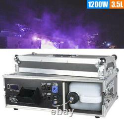 1200W Stage Mist Haze Machine Fog Machine Flight Box 3.5L Smoke DJ DMX Control