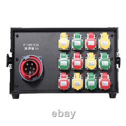 12 Channel Power Distro Box Power Distributor Stage DJ Lighting Party Event