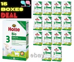 15 Boxes Holle Goat Stage 3 Organic New Formula With DHA Germany 1/1/2023+