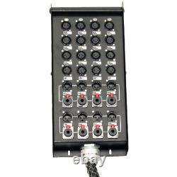 16 Channel 25 Foot XLR Snake Cable (XLR & 1/4 TRS Returns) Stage Pro Audio DJ