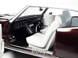 1970 Buick Gs Stage 1 Burgundy Mist Mcacn 1/18 Diecast Car Auto World Amm1296