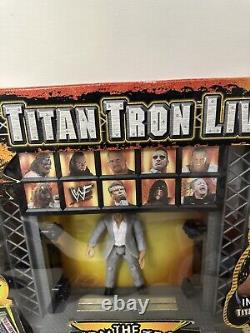 1999 Jakks WWE WWF Titan Tron Live Entrance Stage Set & Vince McMahon Figure