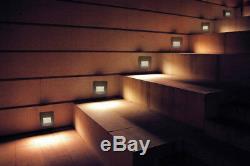1-12pcs 3W LED Recessed Walkway Stage Step Stair Wall Corner Light Lamp IP65