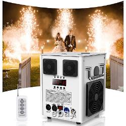 1/2 Safe 700W Cold Spark Machine DMX Firework Stage Effect &Flight Case Box