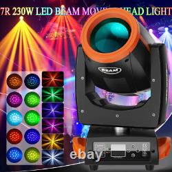 230W 7R Zoom Moving Head Beam Sharpy DMX Stage Lighting Storage Box Flight Case