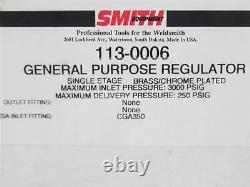 234143 New In Box Smith 113-0006 General Purpose Regulator Single Stage