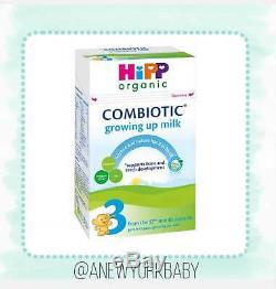 3 Boxes HiPP Organic Combiotic Growing Up Milk Stage 3 UK Version 600g