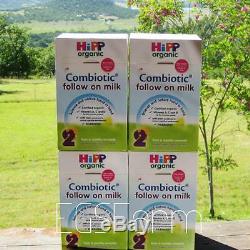 4 Boxes HIPP Organic Combiotic Follow on Milk-Stage 2-UK Version Free Shipping