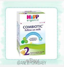 4 Boxes HiPP Organic Combiotic Follow On Milk Stage 2 UK Version 800g