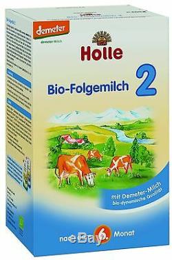 4-Boxes Holle-Organic-infant-Formula-Stage 2 Free priority shipping