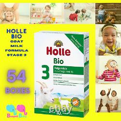 54 Boxes Holle Goat Stage 3 Organic New Formula With DHA Germany 1/1/2023+