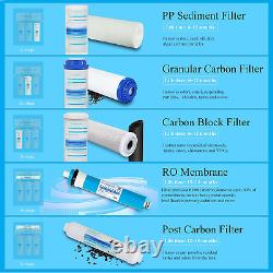 5-Stage Reverse Osmosis Drinking RO Water Filter System-75Gpd