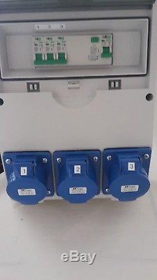 63Amp Distribution board, power box, Hook Up, stage, event distro, 3 phase splitter