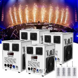 700W Large Cold Spark Firework Machine with Flight Case Sets DMX Stage DJ Event