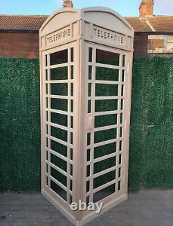 8ft Life Size 2 Sided Vintage Telephone Box Event Photo Stage Prop Set Dressing
