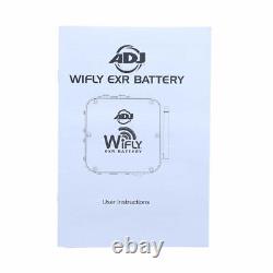 ADJ WIFLY EXR Battery Stage Light Accessory with Battery Life Indicator OPEN BOX