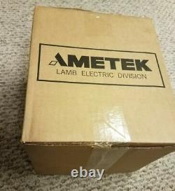 AMETEK LAMB 116420-13 Vacuum Blower Motor 220 Volts New Box Sealed 2-Stage 4M934