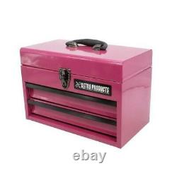 Astro Products Compact Tool Box Pink 2-stage Limited Color New from Japan