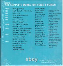 Benjamin Britten Complete Works For Stage And Screen box CD NEW