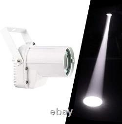 Box of 32 Spotlight for Stage Disco Ball Lights Pin Spot Light, White Led Beam