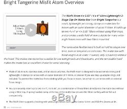 Bright Tangerine Misfit Atom 4x5.65/4x4 Ultra Lightweight 2-Stage Matte Box