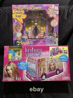 Britney Spears Concert Tour Bus & Concert Stage Set 2001 Unopened New In Box