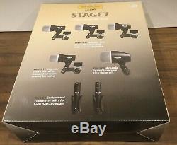 CAD Stage 7 Seven-Piece Premium Dynamic Drum Mic Pack Set Stage7 New In Box