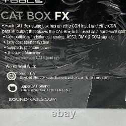 CAT Box FX Female XLR Stage Box with Audio Over Shielded CAT Cable
