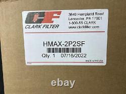 Clark HMAX-2P2SF-9 7/8 x 30 2-piece Two Stage Fuel Filter New Open Box
