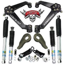 Cognito Hummer H2 Boxed BJ Control Arms Leveling Kit Stage 4 w Bilstein Shocks
