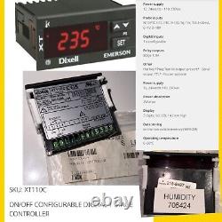 DIXELL XT110C Humidity Configurable Digital 1 Stage Controller Emerson 318-9497
