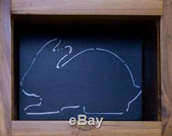 Deluxe BUNNY BARN BOX Rabbit Production Stage Magic Trick Wood Illusion Slate