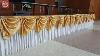 Diy 1 Elegant Cloth Decoration Stage Skirting Fan Shape Ithailand