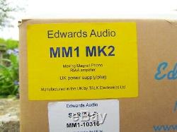 EDWARDS AUDIO MM1 MK2 Moving Magnet Phono Stage NEW / BOXED / SEALED perfect