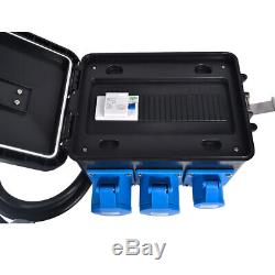 EU 63A-32A Waterproof Portable Distribution Board Power Box Stage Event Distro
