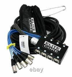 Elite Core PS8030 30' 8-Channel Stage Box Snake with no Returns