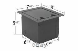 Elite Core Recessed Church Pocket Stage Floor Box with4 AC Outlets FB-QUAD-AC