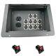 Elite Core Recessed Stage Floor Box 10 XLR Female & AC or 8 XLR + 2 TRS 1/4 Jack