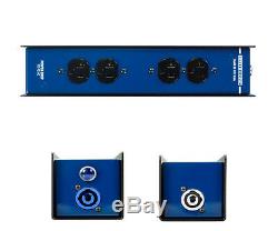 Elite Core Stage Power Drop Box PowerCon Thu Inputs to 4 AC Female Edison 3Prong