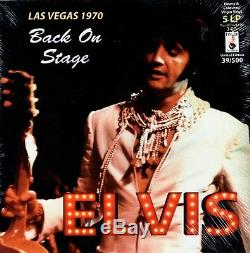 Elvis LAS VEGAS 1970/ BACK ON STAGE 5 LP 3 CD Box Set Ltd Ed New COLOURED LP