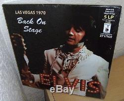 Elvis Presley 5 Lp 3 CD Box Set Back On Stage 2013 Pin-up Sealed February 1970
