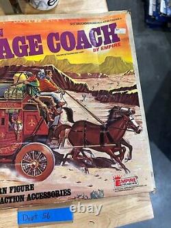 Empire Legends of the West Action Stage Coach Brand New In Sealed Box Rare