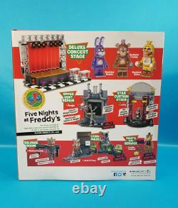 FNAF Five Nights at Freddy's DELUXE CONCERT STAGE Construction Set McFarlane NEW