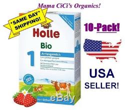 FREE EXPEDITED SHIPPING 10 BOXES Holle Organic Stage 1 Baby Infant Formula