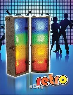 FXLab 2 x 4 Way Retro Disco Performance Lights Stage DJ Club Event LED Light Box