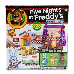 Five Nights at Freddy's The Toy Stage McFarlane Toys 225 Pieces NEW OPEN BOX