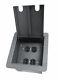 Floor Box Church Recessed Stage pockets box with 4 AC Outlets