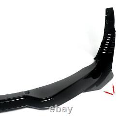 Gloss Black Stage 3 Front Lip with Side Winglets For Corvette C7 Z06 2013-2019